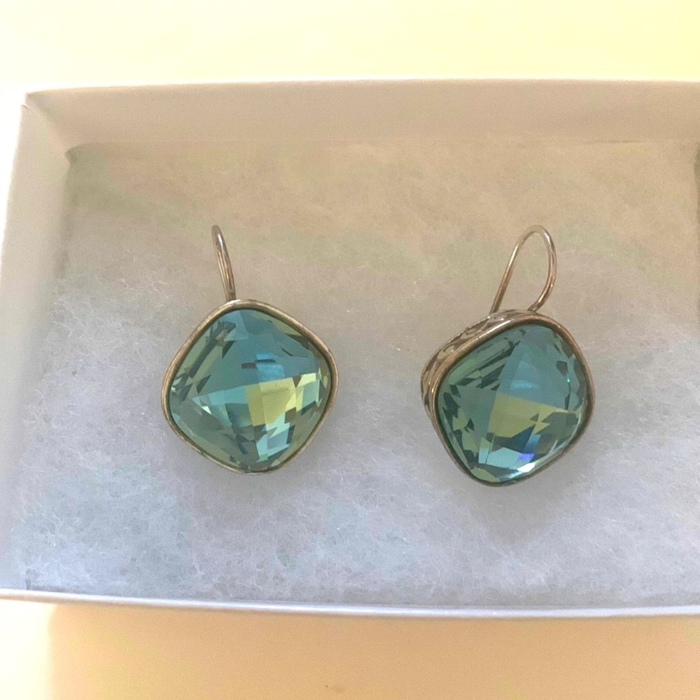 Beautiful light blue Brighton earrings